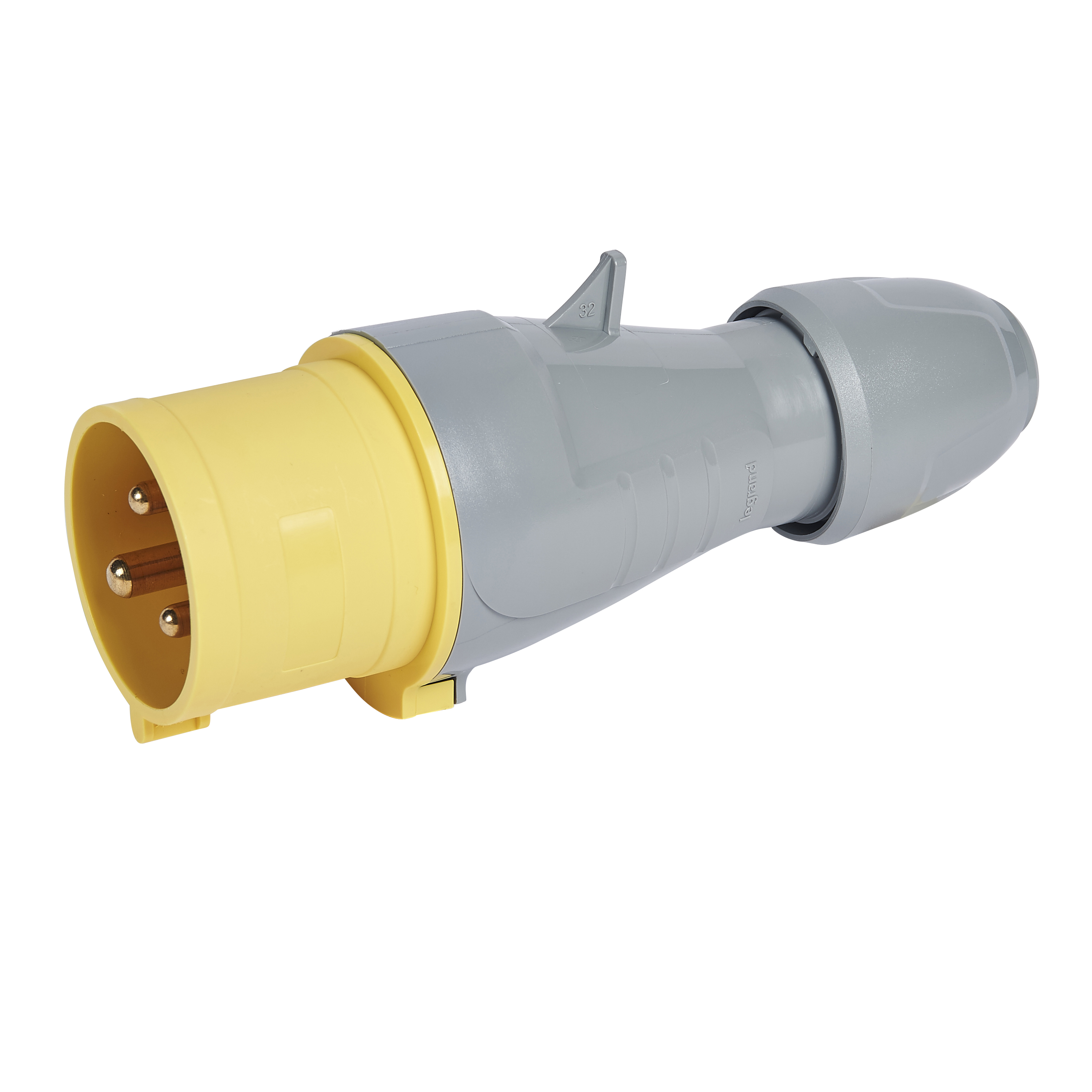 Прямая вилка - P17 Tempra Pro - IP 44 - 100/130 В~ - 32 A - 2К+З 555231 Legrand