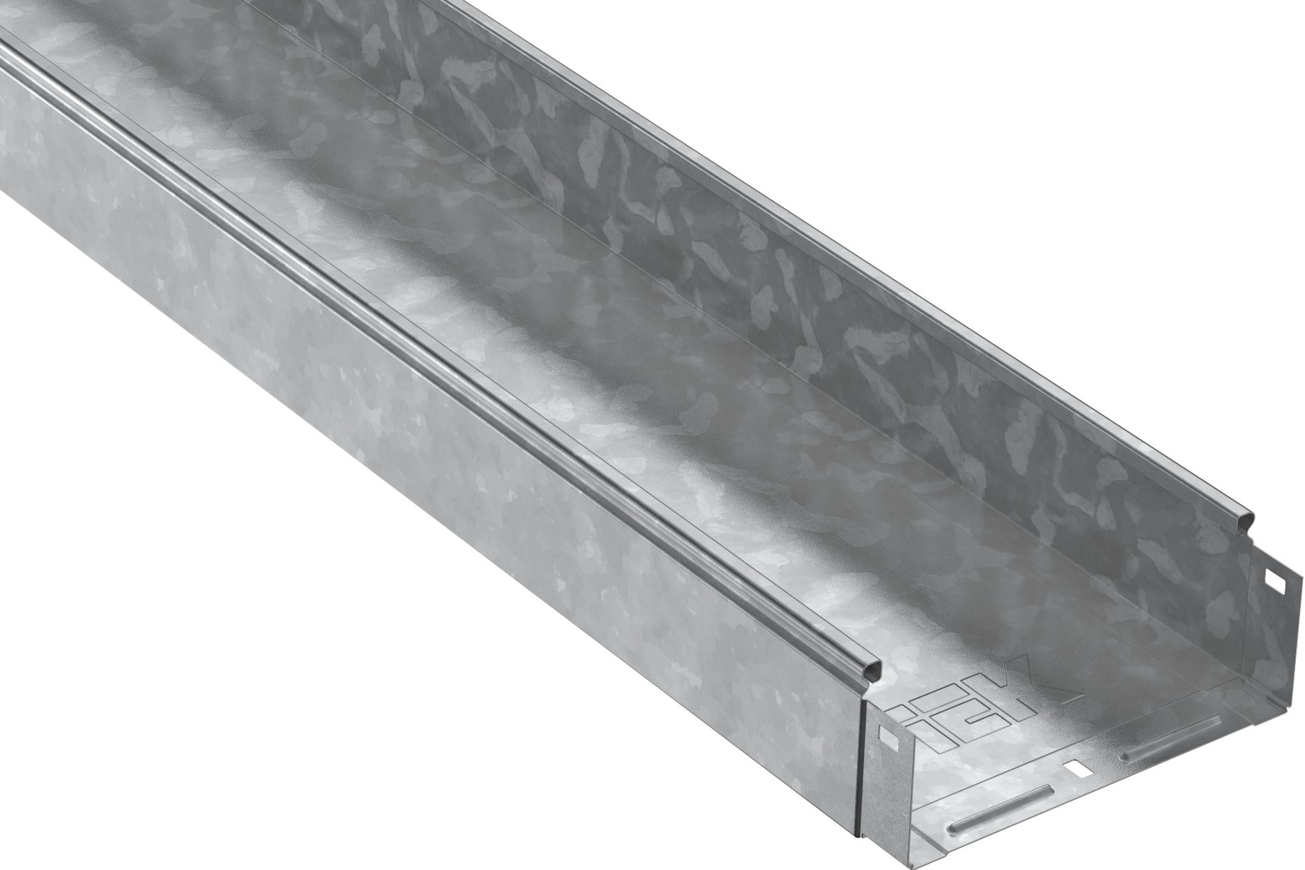 ESCA Лоток неперфорированный 80х200х3000-1,0 HDZ CLN10-080-200-100-3-M-HDZ IEK