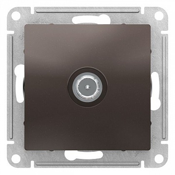 Розетка TV ATLASDESIGN, проходная, мокко ATN000692 Schneider Electric