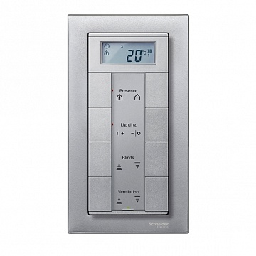 Рамка 2 поста MERTEN M-PLAN, алюминий MTN488860 Schneider Electric