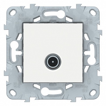 Розетка TV UNICA NEW, проходная, белый NU546318 Schneider Electric