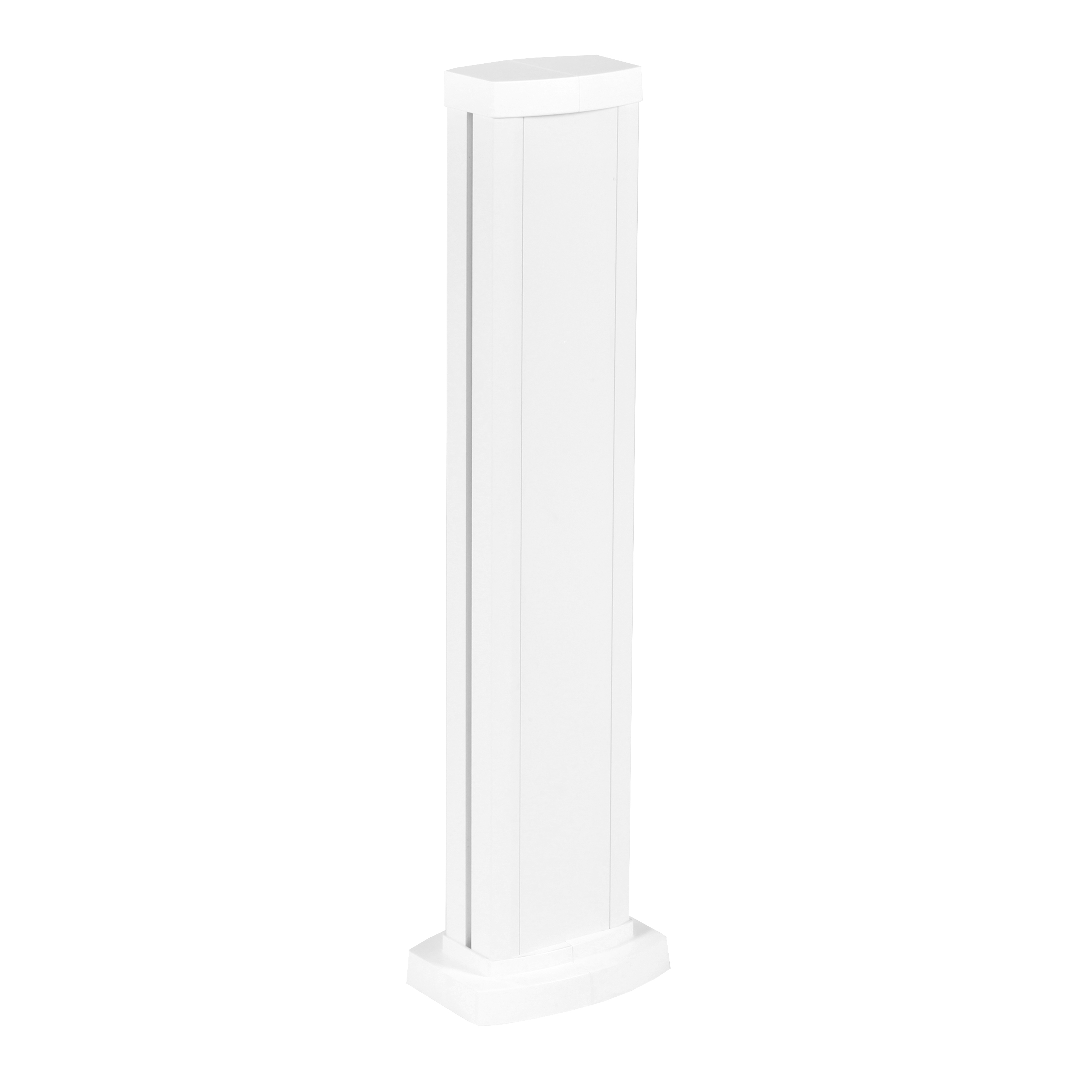 Универсальная мини-колонна алюминиевая с крышкой из алюминия 1 секция, высота 0,68 метра, цвет белый 653103 Legrand