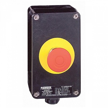 Кнопочный пост Harmony XAW, 1 кнопка XAWG178EX Schneider Electric