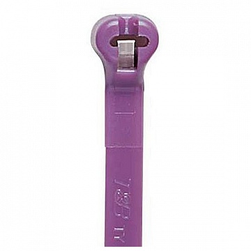 Стяжка кабельная, стандартная, полиамид 6.6, пурпурная, TY125-18-7-100 (100шт) TY125-18-7-100 ABB