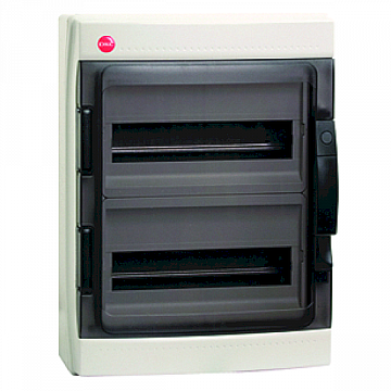 Распределительный шкаф RAMbase, 24 мод., IP65, навесной, пластик, с клеммами 85724 DKC