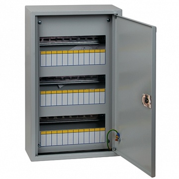 Распределительный шкаф Basic, 12 мод., IP31, навесной, металл mb23-1/12-bas  EKF