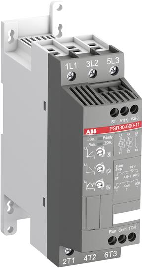 Софтстартер PSR6-600-11 3кВт 400В (24 В AC/DC) 1SFA896104R1100 ABB