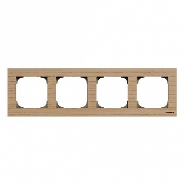 Рамка 4 поста SKY, белый ясень 2CLA857400A2001 ABB