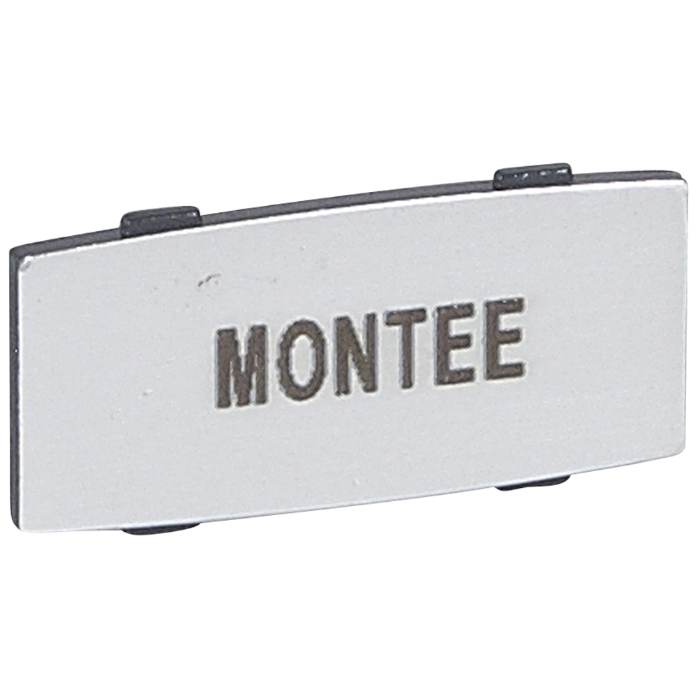 Osmoz вставк. узкая алюм. "MONTEE" надпись 024336 Legrand