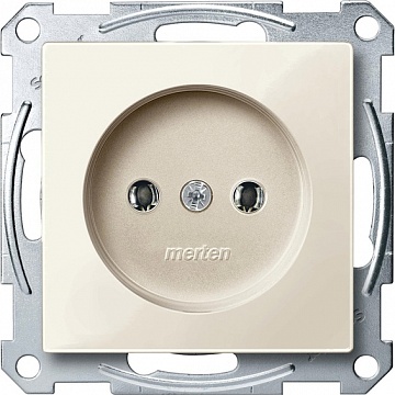 Розетка MERTEN SYSTEM M, скрытый монтаж, бежевый MTN2001-0344 Schneider Electric