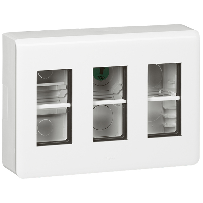 Роз.Блок Накл. 3х4м. Бел. 078887 Legrand