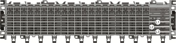 Шинная разводка в сборе ZLS905E58-3LN 2CCA183139R0001 ABB