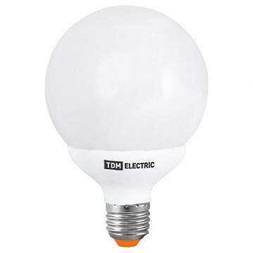 Лампа энергосберегающая КЛЛ-G80-15 Вт-4000 К–Е27 SQ0323-0166 TDM