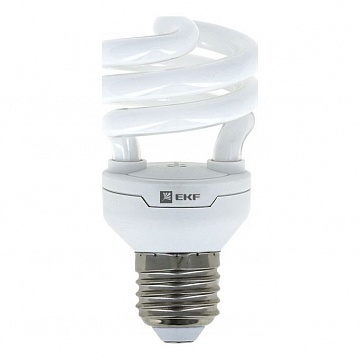 Лампа энергосберегающая HS-полуспираль 30W 6500K E27 10000h  Simple HS-T3-30-865-E27  EKF