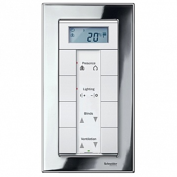 Рамка 2 поста MERTEN M-ELEGANCE, хром MTN403839 Schneider Electric