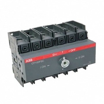 Реверсивный рубильник OT 100А 3P, фронтальное исполнение 1SCA105008R1001 ABB