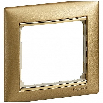 Рамка 1 пост VALENA CLASSIC, золото матовое 770301 Legrand