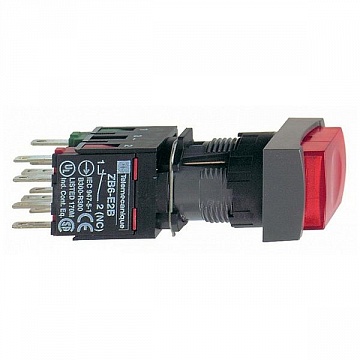 Кнопка Harmony 16 мм² 24В, IP65, Красный XB6DE4B5B Schneider Electric