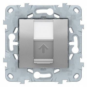 Розетка компьютерная 1xRJ45 Cat.6 UNICA NEW, бежевый NU541544 Schneider Electric