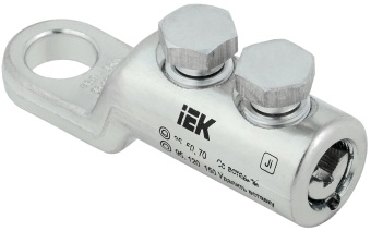 Наконечник болтовой луженый НБЛ 35-150-16/2 35кВ UNB11-035-150-02-35 IEK