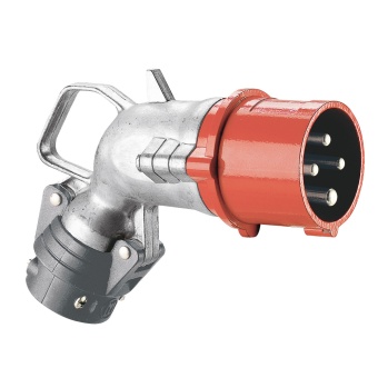 Угловая вилка Hypra - IP 44 - 3К+З - 16 А - металл 052273 Legrand