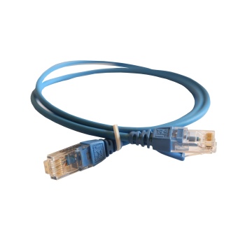 Шнур коммутационный HD RJ 45 - категория 6 - U/UTP - LSZH - неэкранированный - 1 м - голубой 051546 Legrand