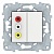Розетка 3RCA UNICA NEW, белый NU543118 Schneider Electric