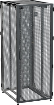 ITK by ZPAS Шкаф серверный 19" 47U 800х1200мм одностворчатые перфорированные двери черный РФ ZP05-47U-0812-PP-R IEK