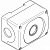 Корпус кнопочного поста MEP2-0 на 2 элемента пластиковый 1SFA611812R1000 ABB