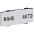 Osmoz вставк. узкая алюм. "MANU -AUTO" надпись 024343 Legrand