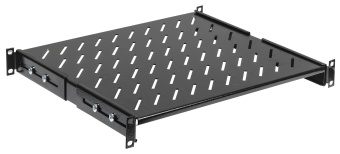 ITK Полка стационарная L=400мм черная FS05-400PI-R IEK