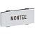 Osmoz вставк. узкая алюм. "MONTEE" надпись 024336 Legrand