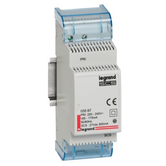 Блок питания SCS 600мА 2 DIN 003567 Legrand