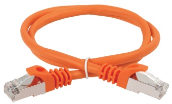 ITK Коммутационный шнур (патч-корд) кат.6 FTP LSZH 5м оранжевый PC07-C6FL-5M IEK