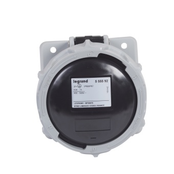 Розетка встроенная - 63А - 3К+З - 500В - IP67 555592 Legrand