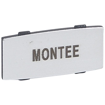 Osmoz вставк. узкая алюм. "MONTEE" надпись 024336 Legrand