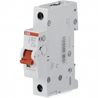 Рубильник 1пол. SD201/50 рычаг крас. SD201/50 ABB