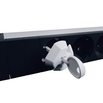 Набор из 6 шт. блокировочных заглушек для блоков распределения питания (PDU) - немецкий стандарт плюс ключ 646890 Legrand