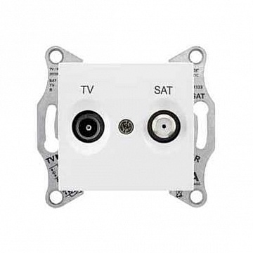 Розетка TV-SAT SEDNA, оконечная, белый SDN3401621 Schneider Electric