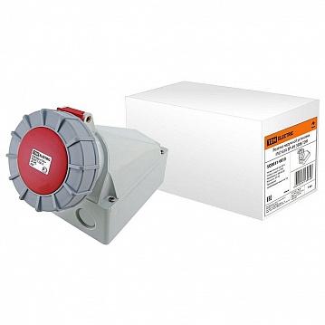 Розетка наружной установки IP67 63А 3Р+РЕ 380В SQ0611-0013 TDM