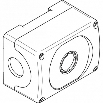 Корпус кнопочного поста MEP1-0 на 1 элемент пластиковый 1SFA611811R1000 ABB