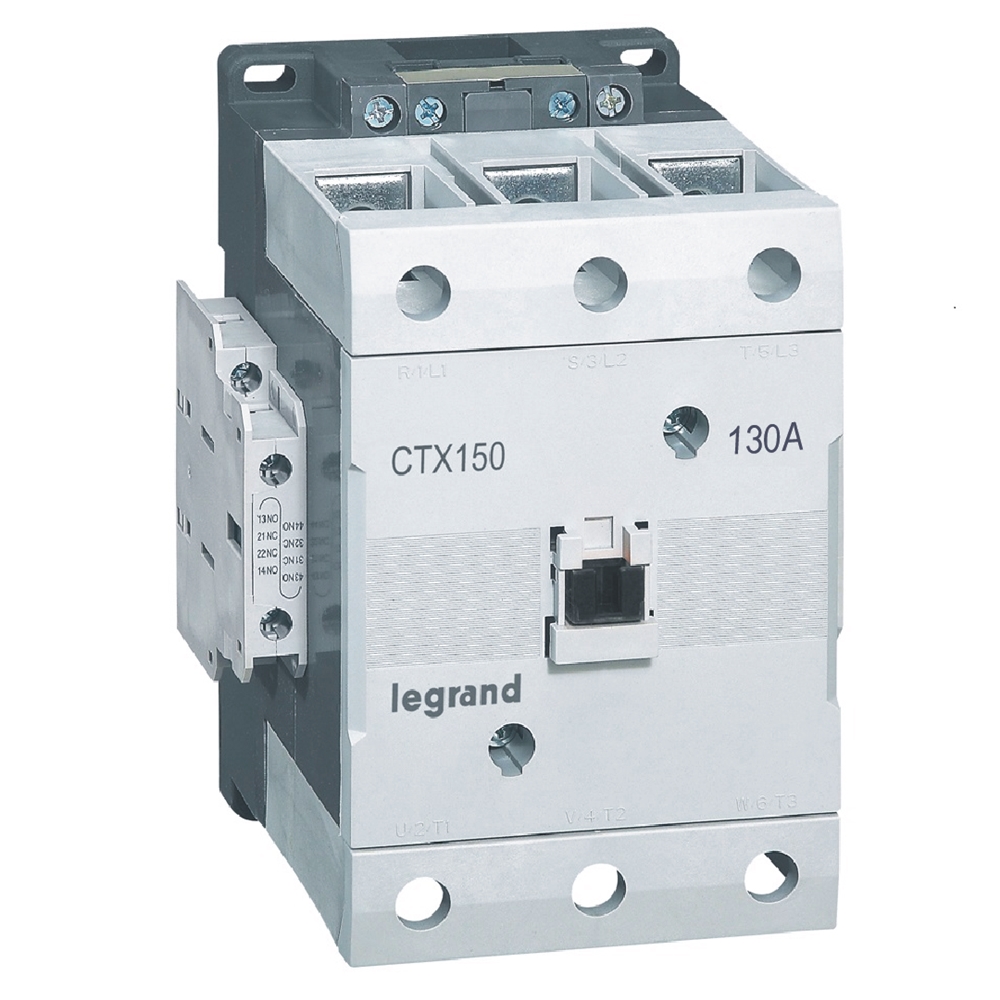 Контактор CTX³ 150 3P 130A (AC-3) 2но2нз =24В 416241 Legrand