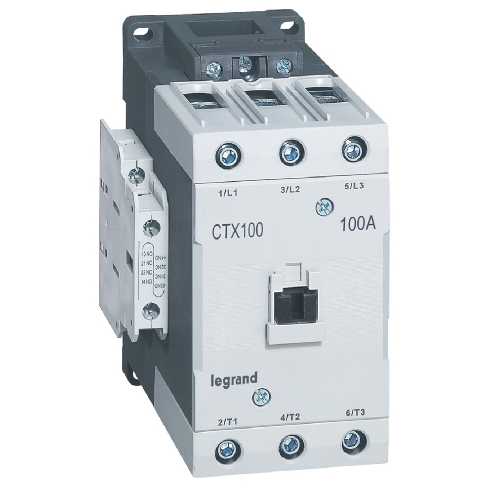 Контактор CTX³ 100 3P 100A (AC-3) 2но2нз ~24В 416230 Legrand