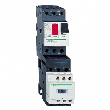 Пускатель TeSys GV2DM 0.25А, 0.09кВт 400/220В GV2DM103M7 Schneider Electric
