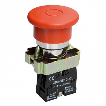Кнопка LAY5 22 мм² 660/440В, IP40, Красный BBG90-BS-K04 IEK