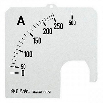 Шкала для амперметра SCL-A5-300/96 ABB