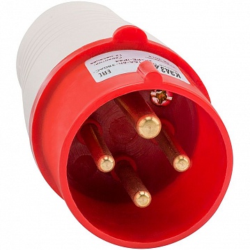 Вилка кабельная 014-16А-6h-380AC-3P+PE-IP44 222737 КЭАЗ