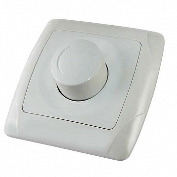 Светорегулятор поворотный ОНЕГА, 600 Вт, белый SQ1805-0009 TDM
