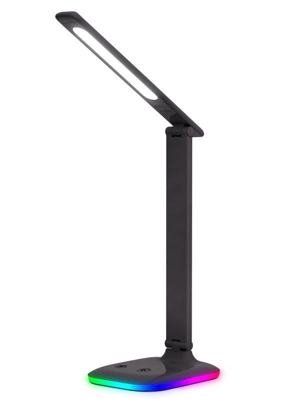 Светильник настольный UF-746 C02 LED 10Вт 3 уровня яркости ССТ RGB основание черн. 14477 Ultraflash