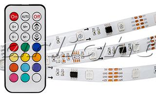 Лента SPI-5000SE-IR21B 12V RGB (5060,150 LED x3,1804, ПДУ) 021213 Arlight